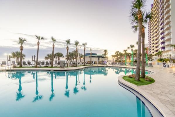 16Th Floor 1 Bedroom Resort Condo Direct Oceanfront Wyndham Ocean Walk Resort Daytona Beach 1606 エクステリア 写真